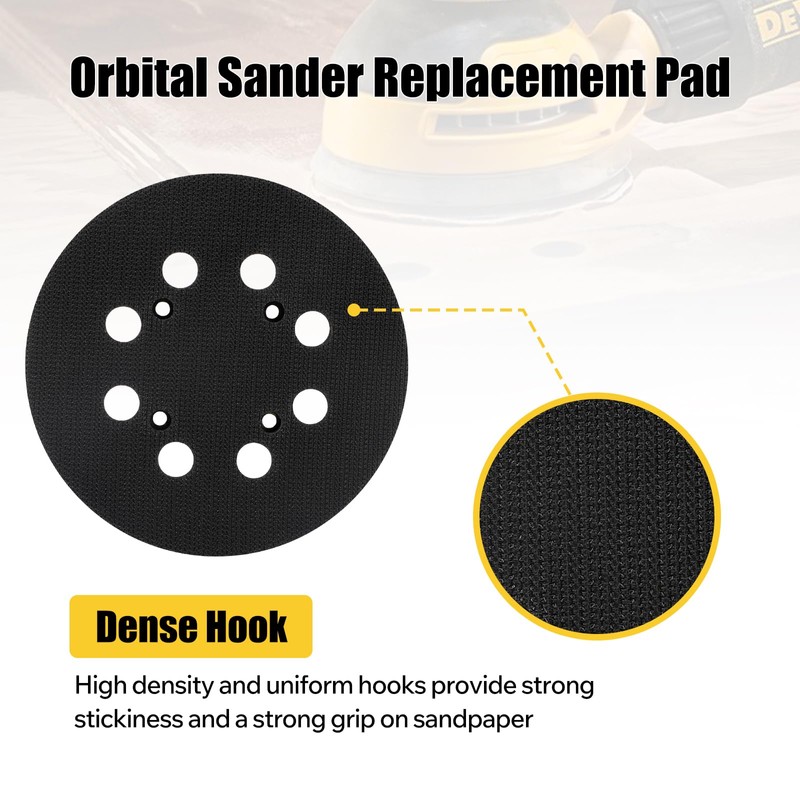 2 Pack Sander Pad for Dewalt DWE64233 & N329079, 5"