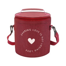 VECELO Lunch Bag, Thermal, Cold Retention, 1.3 gal (4.3 L) with Handle, Lunch Bag, Lunch Bag, Large Capacity, Waterproof, Picnic Bag, Unisex, Kids, Zippered, Tote Bag, Insulated, Outside Pocket,