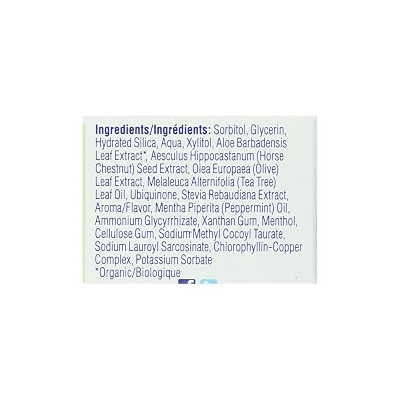 Kiss My Face Triple Action Herbal Mint Gel Toothpaste, SLS