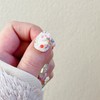 Water ball beads Handmade nail tips - Petit Coffin /