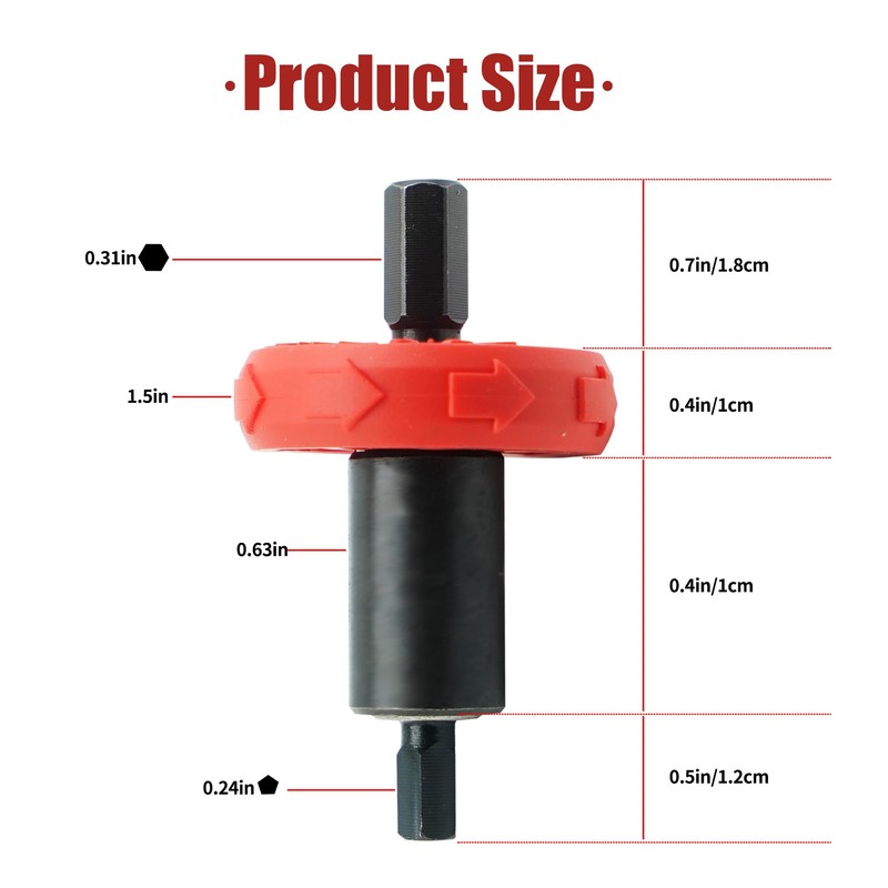 Jump Start Electric Engine Drill Bit Adapter for Troy Bilt