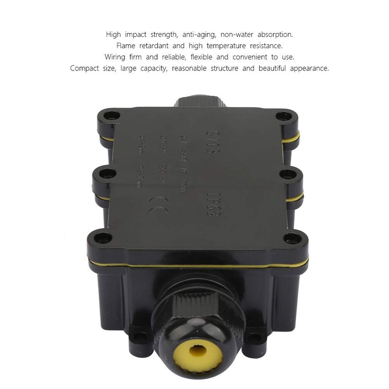 IP68 Waterproof Connector Waterproof Junction Box Electrical Cable Housing ESP32
