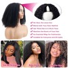Afro Kinky Curly Human Hair Wigs Upgrade V Part Wigs