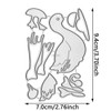 XMZZMX Patchwork Animal Duck Metal Cutting Dies for Card Making,