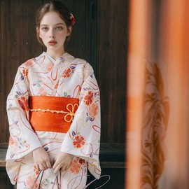 Basic school uniform (3 colors) modern Kimono BWhite Blossom