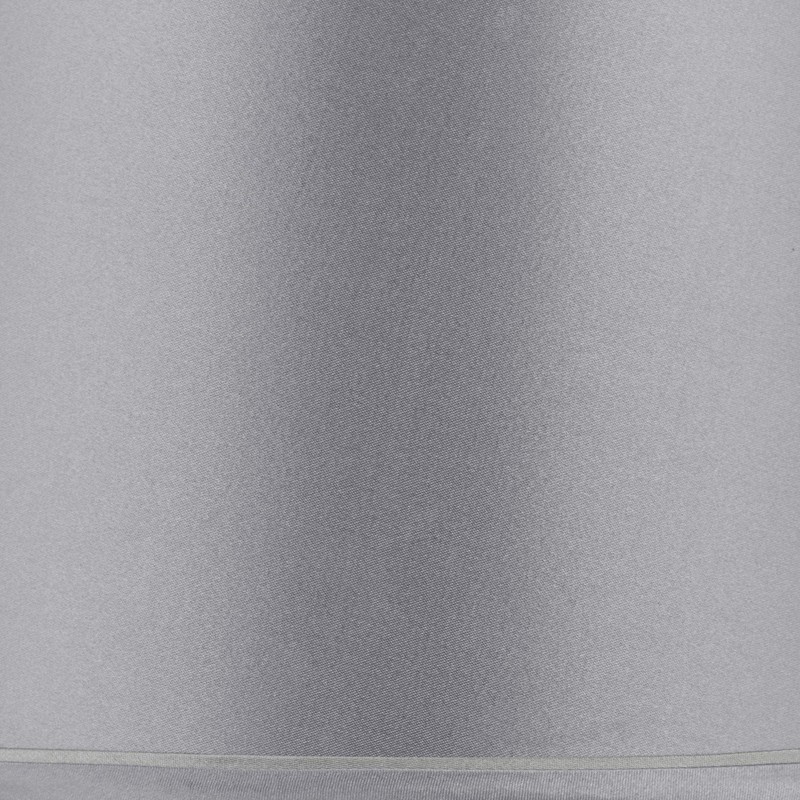 Sydnee Satin Light Gray Large Drum Lamp Shade 14" Top
