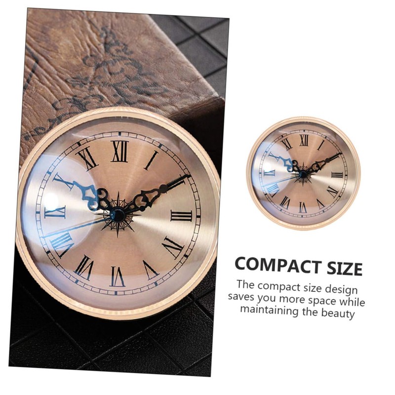 STOBAZA Antique Decor Retro Clock Silent Clock Roman Capitals Pointer