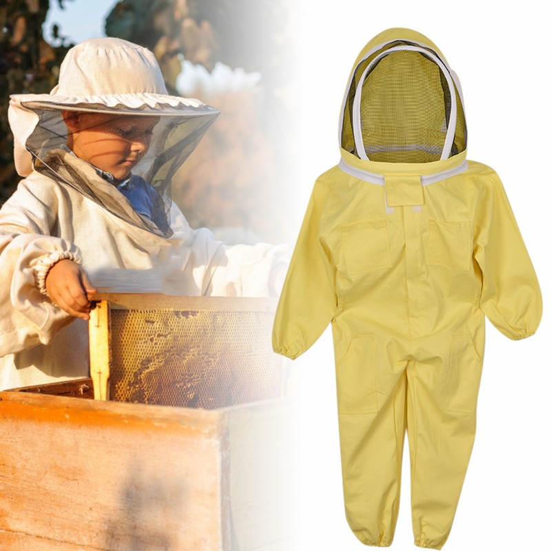 Child Beekeeping Suit Breathable Clothing Anti Bee Jumpsuit Protective Clothing