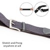 Woodland Leathers Woodland Leathers Elastic Braided Belt, Unisex Men Women