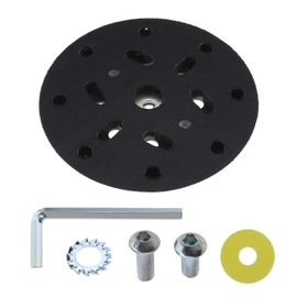 Micro Traders 6 Inch 17 Holes Sanding Disc Pad Backing Sander Hook and Loop Sander Replacement Pad Compatible with Makita BO6030 & BO6040 Festool RO1 ES150 ET2