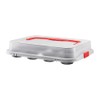 AMBITION Muffin Pan with Lid Licorice Baking Mould for 12
