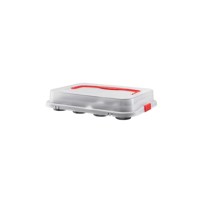 AMBITION Muffin Pan with Lid Licorice Baking Mould for 12