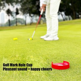 Putting Cups | All-Direction Golf Practice Putting Cup - Putting Green Trainer for Garden Backyard Garage, Outdoor Backyard, Enhances Putting, Chipping, Full Swing