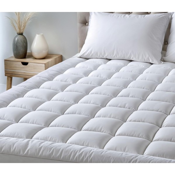Casa Platino Twin 600 GSM Quilted Mattress Encacement, Also Works
