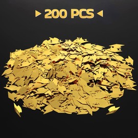 Graduation Decorations Class of 2023 - Gloden Cap Confetti, About 200 Pcs per Pack (0.5 ounce), Graduation Party Supplies