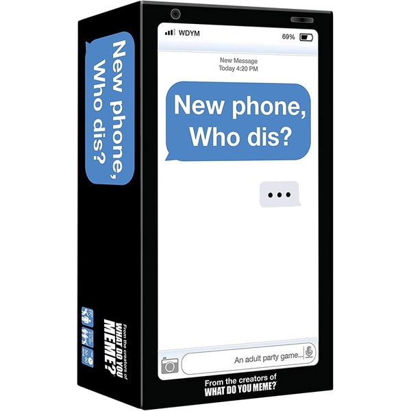 WHAT DO YOU MEME? New Phone, Who Dis? - Adult Party Game (UK Edition)