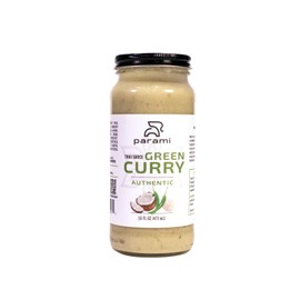 Parami Thai Curry Sauce Size 16 OZ (Gluten Free, Dairy Free, Nut Free) (Pack of 1, Green)