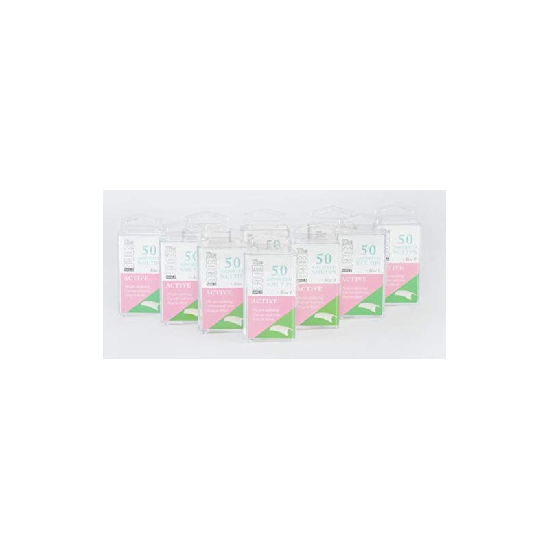 THE EDGE Active Nail Tips Size 1 (50 pack) -