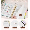 Hardcover Large Spiral Notebook 8.5" x 11" with Removable Dividers