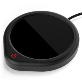 Oracer Calentador de Tazas de Café con Apagado Automático para Escritorio, Calentador Eléctrico de Tazas, Calentador de Leche y Agua para Té, Calentador de Cera para Velas con Placa Calefactora