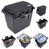 Defender Center Underseat Storage Bin+Portable Ice Chest Cooler ,Compatible with Can Am Defender/Defender Max 2016 - 2022 Replace OEM #715003446