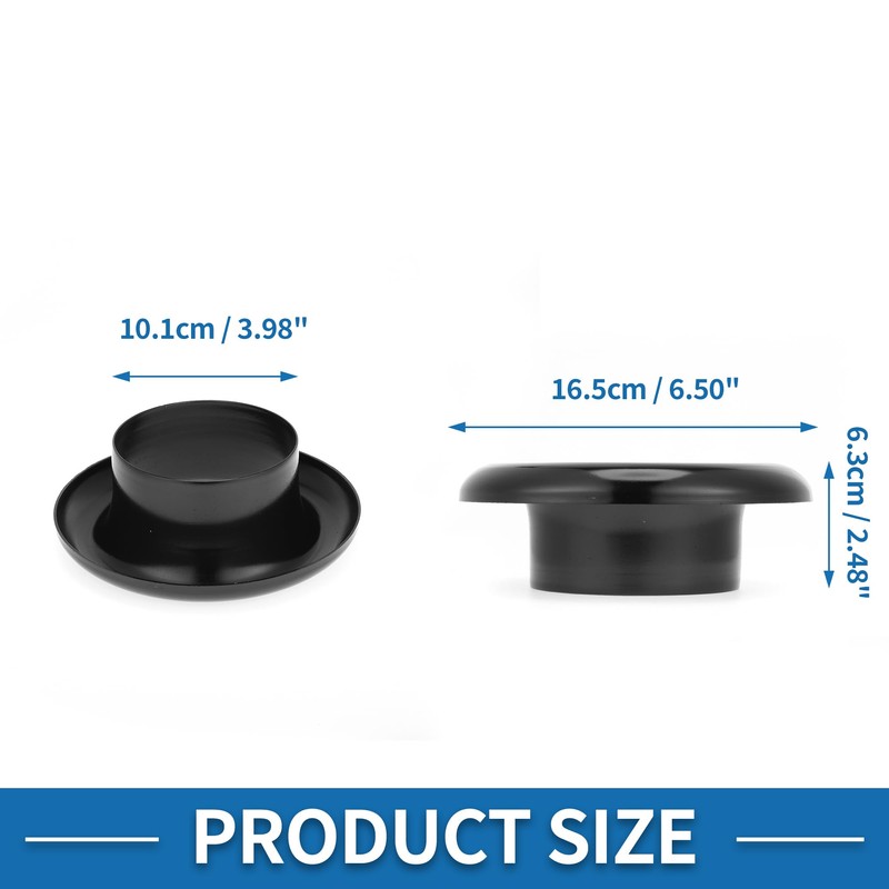 A ABSOPRO Velocity Stack Bellmouth Durable 3.98" ID 6.50" OD