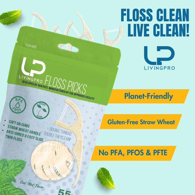 Twin Line Dental Floss Picks (220 Count) – Tooth Flossers