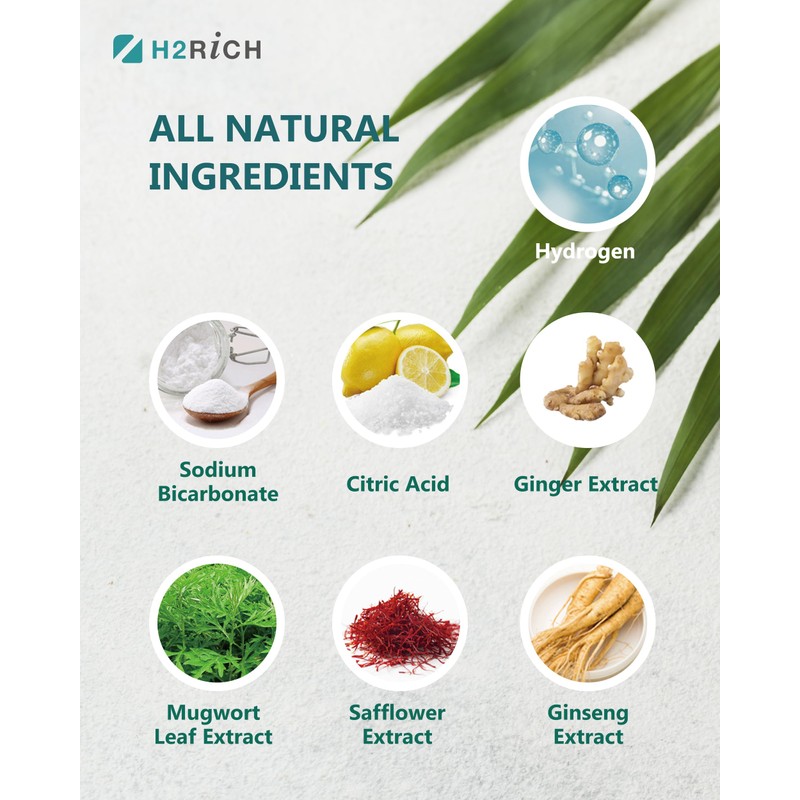 Hydrogen Foot Soak Effervescent Tablets 3 Pack | Ginger &