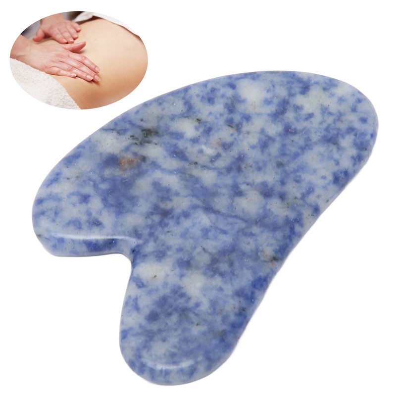 Multifunction Gua Sha Board Heart Shaped Smoothing Surfaces Facial Body