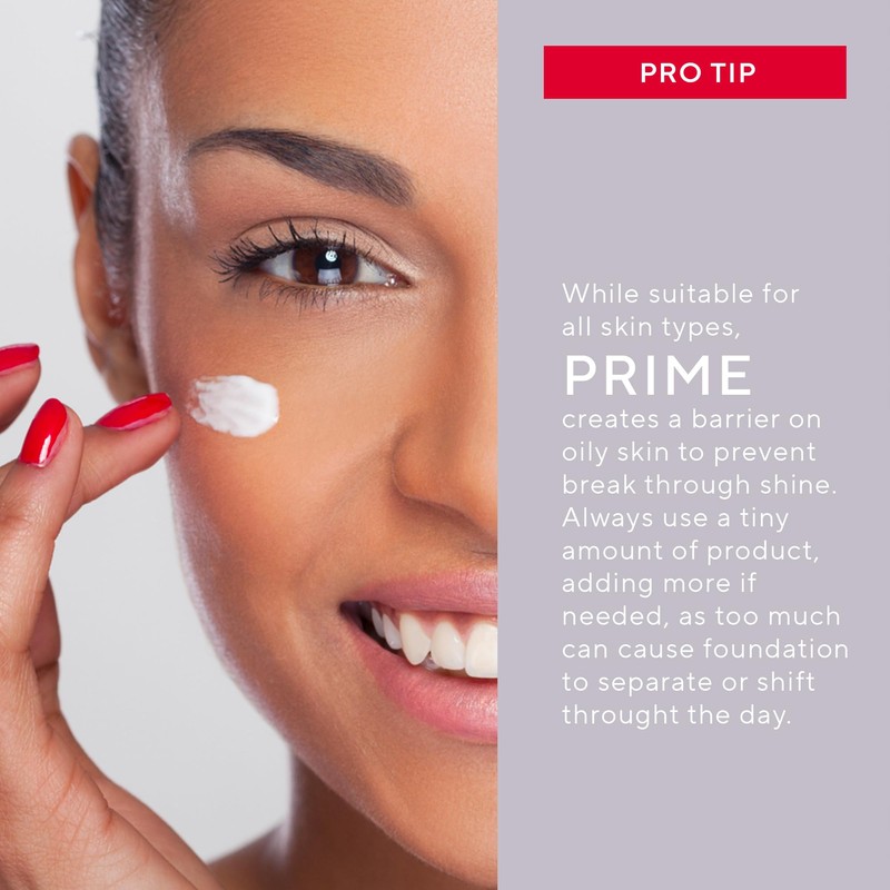 Mirabella Prime for Face, Makeup Primer, Weightless Silicone Primer with