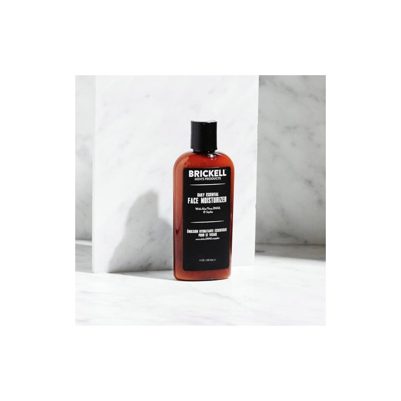 Brickell Men's Products Daily Essential Face Moisturizer, 4 Ounce
