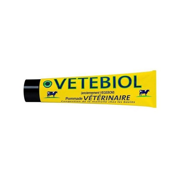 Boiron Homéopathie Vétérinaire VETEBIOL VEGEBOM Pommade Vétérinaire spécial mamelle bovin tube 100G