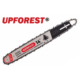 14 Inch Bar and Chain Combo - 3/8" LP Pitch, .050" Gauge, 52 Drive Links Fits Husqvarna 120, Echo CS-310, Ryobi RY3714 and More (3 Chains+ 1 Bar) (AF14052BQ1L)