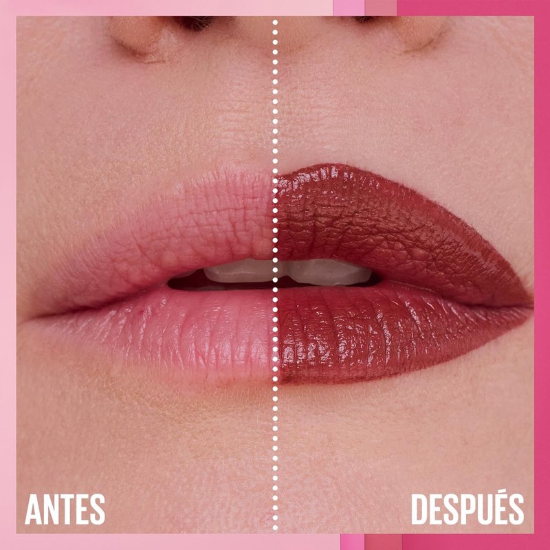 Maybelline Serum Lipstick Labial en Barra Hidratante Mate Open Late
