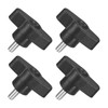 QUARKZMAN Pack of 4 T-wing Screws with Handles Thumb Screws,