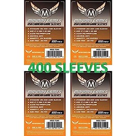 Mayday Games 7044 Clear Sleeves 57.5x89mm USA Chimera Size (4x100 Pack, 400 sleeves)