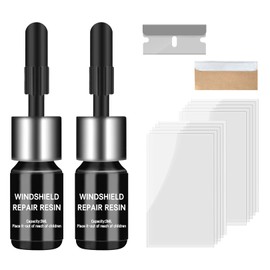 Windshield Repair kit, DIY Glass Cracked Repair Kits, Easy to Use Automotive Glass Nano Repair Fluid, Scratch Chip Cracks Repair Kit (2 Pack)