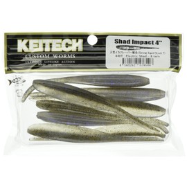 Keitech SI4440 Shad Impact Electric Shad, 4"