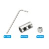 PATIKIL 10pcs 6X10mm Hole Wire Rope Clip Set Steel Double