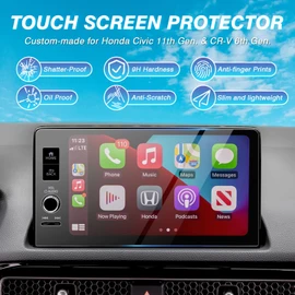 Karltys [Upgrade] Screen Protector for 2023~2025 Honda CRV /EX-L /Sport -L Hybrid 9-Inch /2026 Sport Touring Hybrid [No Glare & Fingerprint] Tempered GlassHonda CRV /EX-L /Sport -L Hybrid / Sport Touring Hybrid Accessories