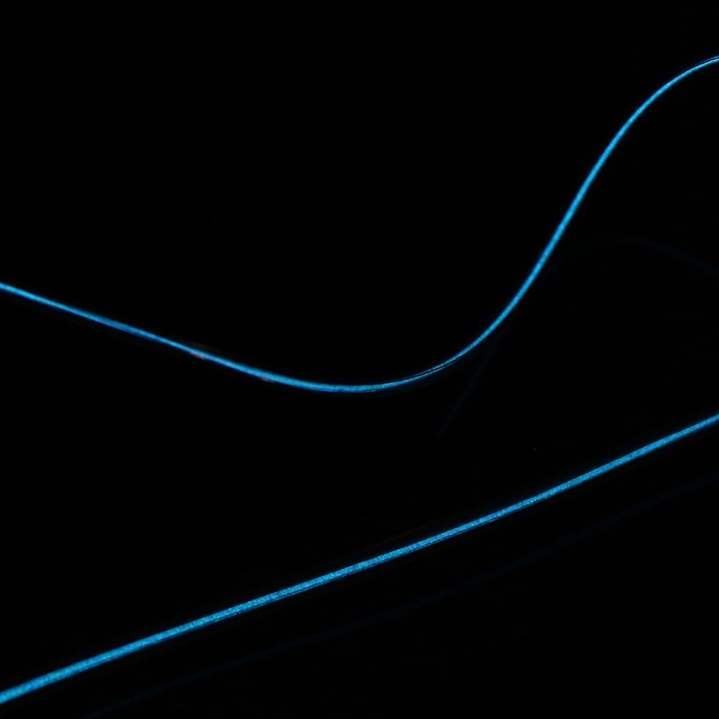 X AUTOHAUX 3 Meter/10ft Neon EL Wire Strip Ice Blue