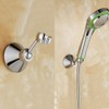 Shower Head Holder, Queta Adjustable Cooper Shower Bracket Chrome Plated