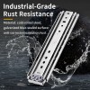 YENUO Heavy Duty Steel Modern Full Extension Side Mount Ball