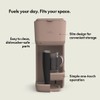 BELLA Single Serve Coffee Maker, K Cup & Coffee Ground