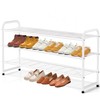 KEETDY 3-Tier Long Shoe Rack for Closet Metal Shoe Organizer