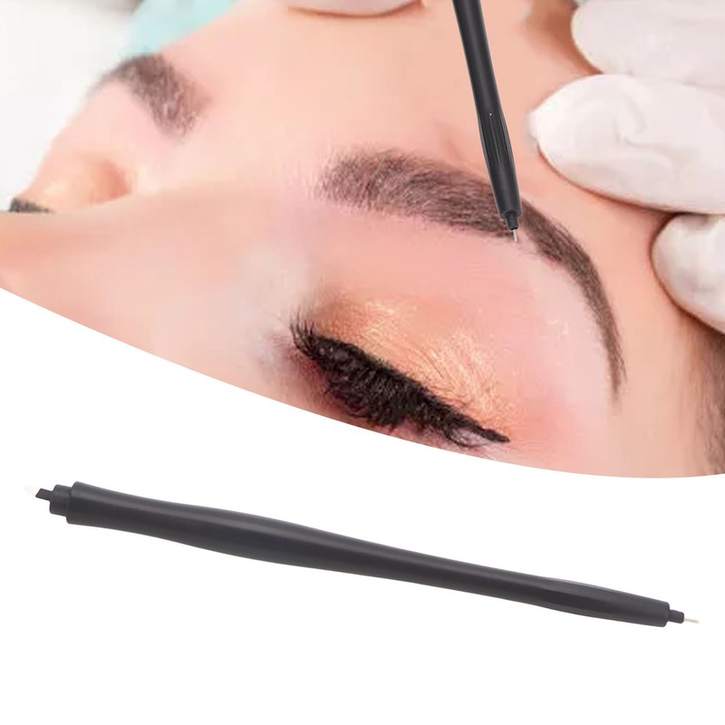 10pcs Microblading Pen Professional Double Headed Disposable Manual Eyebrow Eyeliner