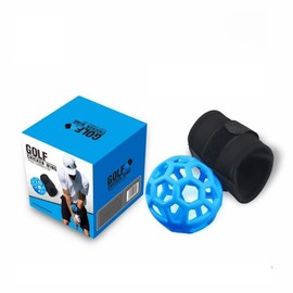 HPLSZCN Golf Bälle Handgelenk Trainer Posture Training, Golf Swing Hollow Trainer Ball, Golf Smart Ball Trainer für Männer Frauen Anfänger Golfer (Orange)