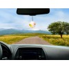 Texas Longhorns Football Hanging Car Rear-View Mirror Dangler Auto Accessory