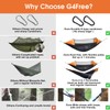 G4Free Large Camping Hammock with Mosquito Net 2 Person Pop-up