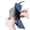Funda para pasaporte con bloqueo RFID, funda de piel para